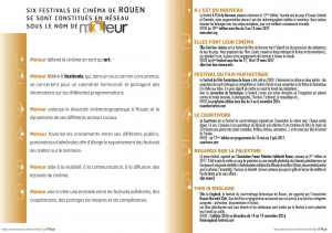 moteur réseau des festival de cinéma de Rouen - charte